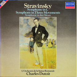 Igor Stravinsky / L'Orchestre De La Suisse Romande / Charles Dutoit Symphony In C / Symphony In Three Movements Vinyl LP USED
