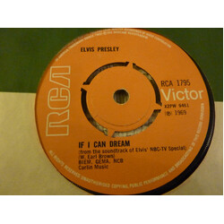 Elvis Presley If I Can Dream USED VINYL 7INCH 45 RPM SINGLE