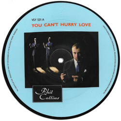 Phil Collins You Can't Hurry Love USED VINYL 7INCH 45 RPM PICTURE DISC