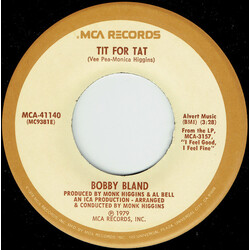 Bobby Bland Tit For Tat / Come Fly With Me USED VINYL 7INCH 45 RPM STEREO