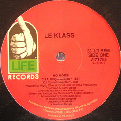 Le Klass No Hope USED VINYL 12INCH 33 S RPM