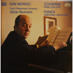 Robert Schumann / César Franck / Ivan Moravec / The Czech Philharmonic Orchestra / Václav Neumann Piano Concerto / Symphonic Variations Vinyl LP USED
