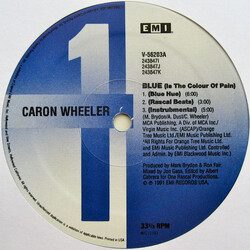 Caron Wheeler Blue (Is The Colour Of Pain) USED VINYL 12INCH 33 S RPM LIMITED EDITION