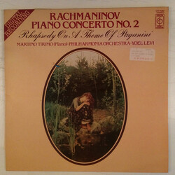 Sergei Rachmaninoff / Martino Tirimo / Philharmonia Orchestra / Yoel Levi Piano Concerto No. 2, Rhapsody On A Theme Of Paganini Vinyl LP USED