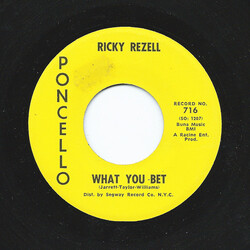 Ricky Rezell What You Bet / Little Willie Joe USED VINYL 7INCH 45 RPM SINGLE