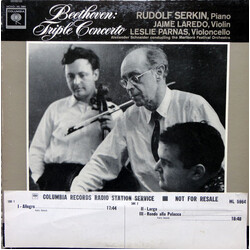 Ludwig Van Beethoven Triple Concerto Vinyl LP USED