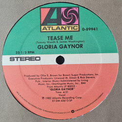 Gloria Gaynor Tease Me VINYL 12" USED