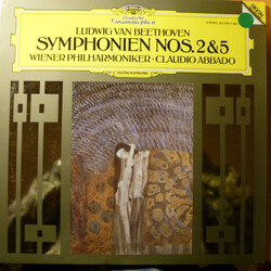 Ludwig Van Beethoven / Wiener Philharmoniker / Claudio Abbado Symphonien Nos. 2 & 5 Vinyl LP USED