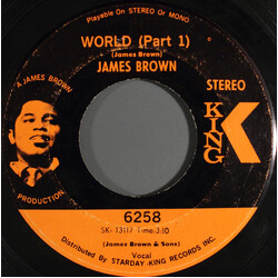 James Brown World USED VINYL 7INCH 45 RPM SINGLE STEREO