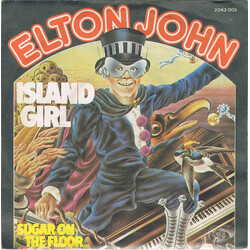 Elton John Island Girl USED VINYL 7INCH 45 RPM SINGLE STEREO