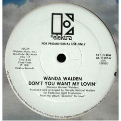Wanda Walden Don't You Want My Lovin' USED VINYL 12INCH PROMO 33 S RPM