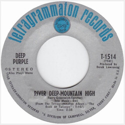 Deep Purple River Deep - Mountain High / Listen, Learn, Read On USED VINYL 7INCH 45 RPM STEREO