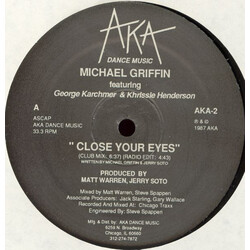Michael Griffin (2) / George Karchmer / Khrissie Henderson Close Your Eyes VINYL 12" USED