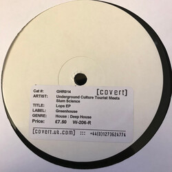 The Underground Culture Tourist / Slum Science Lops EP USED VINYL 12INCH EP WHITE LABEL