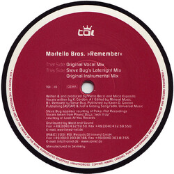 Martello Bros. Remember VINYL 12" USED