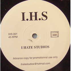 I.H.S I Hate Studios VINYL 12" USED