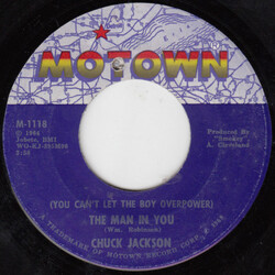 Chuck Jackson (You Can't Let The Boy Overpower) The Man In You / Girls, Girls, Girls VINYL 7" USED