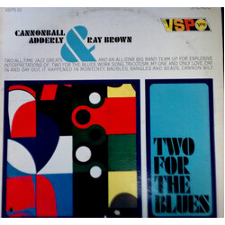 Cannonball Adderley / Ray Brown Two For The Blues Vinyl LP USED