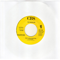 Bangles Walk Like An Egyptian Vinyl 7" USED
