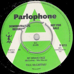 Paul McCartney My Brave Face USED VINYL 7INCH PROMO