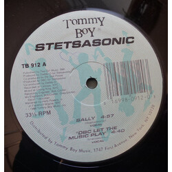 Stetsasonic Sally / DBC Let The Music Play USED VINYL 12INCH 33 S RPM REISSUE