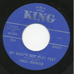 Billy 'Crash' Craddock My Baby's Got Flat Feet USED VINYL 7INCH 45 RPM SINGLE