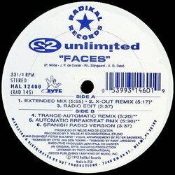 2 Unlimited Faces VINYL 12" USED