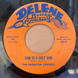 The Frierson Singers God Is A Just God / Do What The Good Book Say USED VINYL 7INCH 45 RPM