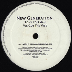 Tony Coleman (3) We Got The Vibe VINYL 12" USED