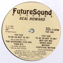 Neal Howard To Be Or Not To Be? USED VINYL 12INCH 33 S RPM