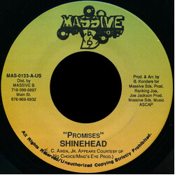 Shinehead Promises USED VINYL 7INCH 45 RPM
