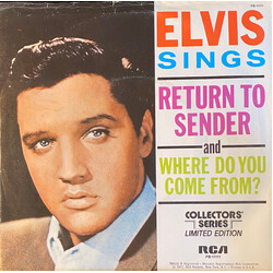 Elvis Presley Return To Sender USED VINYL 7INCH 45 RPM SINGLE LIMITED EDITION REISSUE MONO