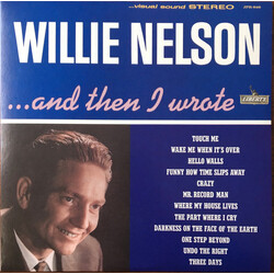 Willie Nelson ... And Then I Wrote Vinyl LP USED