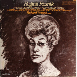Regina Resnik / Richard Woitach / Jean-Philippe Rameau / Gustav Mahler / Joaquín Turina / Pyotr Ilyich Tchaikovsky / Sergei Prokofiev / Gaspare Sponti