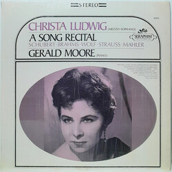 Christa Ludwig / Franz Schubert / Johannes Brahms / Hugo Wolf / Richard Strauss / Gustav Mahler / Gerald Moore A Song Recital Vinyl LP USED