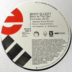 Missy Elliott / Jay-Z Back In The Day / P***ycat VINYL 12" USED
