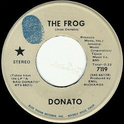 João Donato The Frog / Cadê Jodel? (The Beautiful One) USED VINYL 7INCH 45 RPM