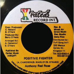 Anthony Red Rose Positive Fighter USED VINYL 7INCH 45 RPM SINGLE