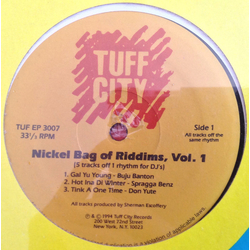 Various Nickel Bag Of Riddims, Vol. 1 Vinyl 12" USED