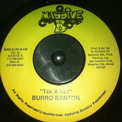 Burro Banton Tek A Set USED VINYL 7INCH 45 RPM