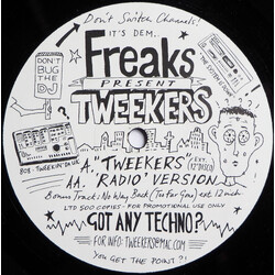 Freaks Tweekers USED VINYL 12INCH 33 S RPM 45 RPM LIMITED EDITION PROMO