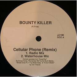 Bounty Killer Cellular Phone (Remix) USED VINYL 12INCH 33 S RPM