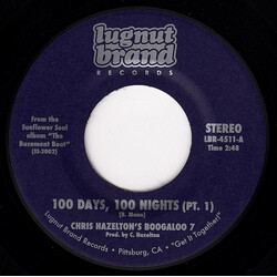 Chris Hazelton's Boogaloo 7 100 Days, 100 Nights (Pt. 1 & 2) USED VINYL 7INCH 45 RPM