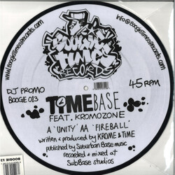 Timebase / Kromozone Unity / Fireball USED VINYL 12INCH 45 RPM PICTURE DISC REISSUE