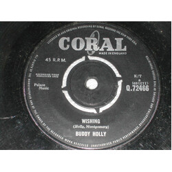 Buddy Holly Wishing USED VINYL 7INCH 45 RPM SINGLE