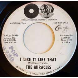 The Miracles I Like It Like That USED VINYL 7INCH 45 RPM SINGLE PROMO