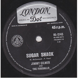 Jimmy Gilmer / The Fireballs Sugar Shack USED VINYL 7INCH 45 RPM SINGLE