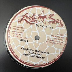 Freddie McKay Caught You Red Handed / Jah Love I USED VINYL 12INCH 45 RPM REISSUE