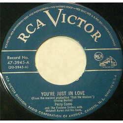 Perry Como You're Just In Love / It's A Lovely Day Today USED VINYL 7INCH 45 RPM
