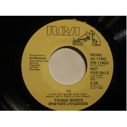 Frank Weber (2) '71 USED VINYL 7INCH 45 RPM PROMO STEREO MONO